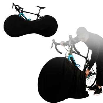 Dviračio dulkių dangtelis Įbrėžimams atsparus laikymo krepšys MTB Kelių dviratis Elektrinis motociklas Anti-dulkių ratų rėmo dangtelis Dviračių priedai