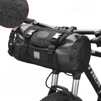 Dviračio vairo krepšys Neperšlampamas priekinis vamzdis Dviračių krepšys Priekinis stovas dviračio bagažinei Pannier dviratis MTB dviračių kelnių krepšys