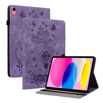 dėklas, skirtas iPad 10th Air 4 5 10.9 2022 dėklas, skirtas iPad Pro 11 10.2 7th 8th 9th 9.7 Mini 2 3 4 5 6 Back TPU Rose Flower Tablet Case