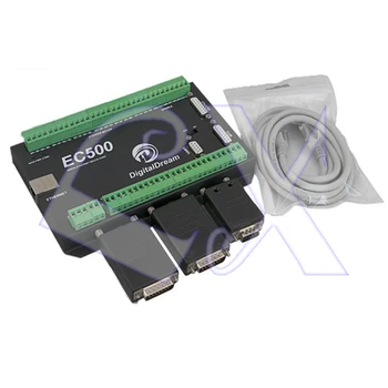EC500 Ethernet Communication patvarus 3/4/5/6 Axis Mach3 CNC judesio valdymo kortelė 460KHz Palaiko standartinę MPG &stepper/servo tvarkyklę