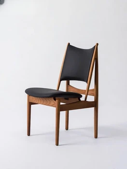 Egiptietiškos kėdės, medžio masyvo valgomojo kėdės, Šiaurės retro Danijos viešbučių restoranai, laisvalaikio stalai, kėdės