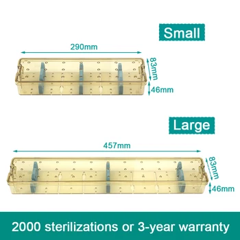 Endoskopo sterilizavimo dėžutė Sterilizavimo padėklai Autoklavo sterilizacija Endoskopija Chirurginis operacinis instrumentas