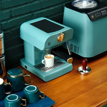 Espreso kavos aparatas Visiškai pusiau automatinis komercinis garų integruotas kavos aparatas Kavos aparatas 800ml
