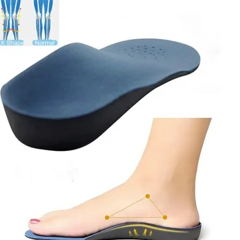 EVA suaugusiųjų plokščios pėdos lanko atrama 3D ortotiniai vidpadžiai vyrams/moterims Ortotinis gelis Aukštos arkos atraminiai vidpadžiai Pėdų skausmo malšinimo pagalvėlės