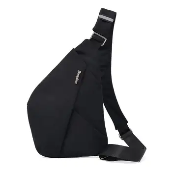 Fashion Male Chest krepšys Neperšlampamas laisvalaikio krūtinės paketas Vyriškas verslo diržų krepšiai Apsauga nuo vagystės Kelioninė skrynios pakuotė Vyras 2020
