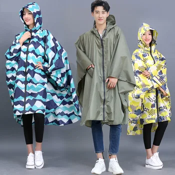 Fashion Outdoor Raincoat Travel Long Hines Portable Waterproof Hooded Trip Raincoat Imperable Folding Capa de Chuva Rain Gear