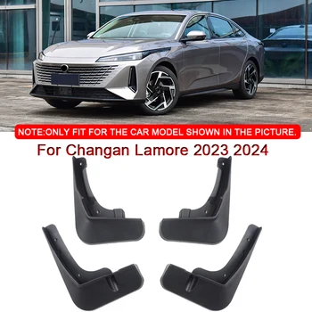 For Changan Lamore 2023 2024 Car Styling ABS Mud Sklends Splash Guard Protect Mudguard MudFlaps Front Rear Fender Auto priedai