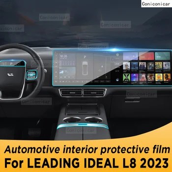 For LEADING IDEAL L8 2023 Pavarų dėžės skydelio navigacijos ekranas Automobilių salonas TPU apsauginė plėvelė Apsaugos nuo įbrėžimų priedai