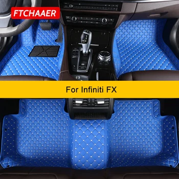 FTCHAAER Custom automobilių grindų kilimėliai Infiniti FX FX30 FX35 FX37 FX45 FX50 Auto Carpets Foot Coche Accessorie