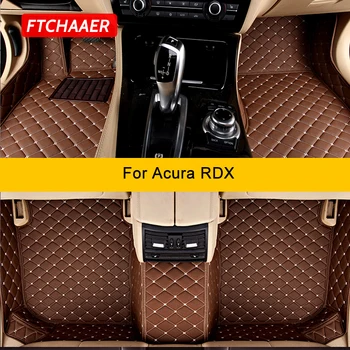 FTCHAAER Custom automobilių grindų kilimėliai, skirti Acura RDX 2006-2023 automobilių kilimams Foot Coche Accessorie