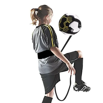 Futbolo treniruočių diržas - naudingas futbolo smūgio treneris valdymo kamuolio įgūdžiams lavinti | Adjustab