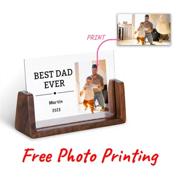 Geriausia visų laikų tėčio nuotraukų rėmelių dovana Individualizuotas nuotraukų rėmelis Individualizuoti nuotraukų rėmeliai, pritaikyti tėčio paveikslėlių rėmeliui Tėvo dienos dovana
