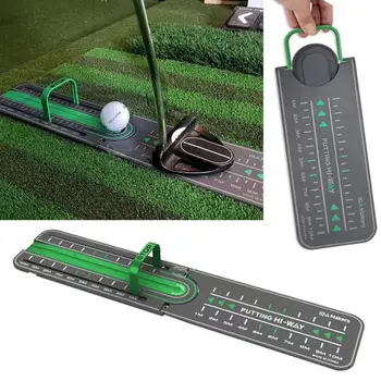 Golf Putting Mat Golf Precision Distance Put Drill Green Mat Put Ball Pad Mini Training Aids Golf Accessories for Home