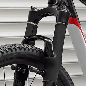 Grandinės apsauga 1 pora dviračio rėmo dviračių MTB priekinės šakės apsauginės trinkelės dangtelis
