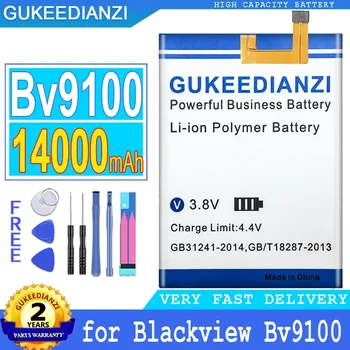 GUKEEDIANZI baterija Blackview, didelės galios baterija, Bv9100, 14000mAh