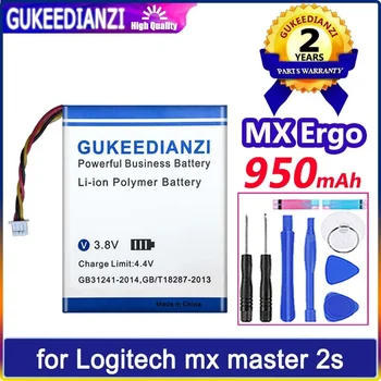 GUKEEDIANZI Baterija MX Ergo (533-000120) 950mAh skirta Logitech mx master 2s MX Anywhere 2 2S Anywhere2 Anywhere2S Batteria