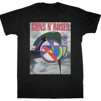 Guns N Roses Use Your Illusion Black T-Shirt New