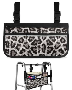 Gyvūnų odos tekstūra Leopardas Vežimėlio krepšys su kišenėmis Porankis Šoniniai krepšiai Elektrinis paspirtukas Vaikščiojimo rėmas Laikymo maišelis