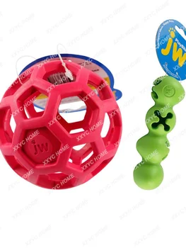 Haoli Ball Dog Puzzle Food Leakage Žaislas Natūrali geometrija Guminis rutulinis vikšras Maži, vidutiniai ir dideli šunys