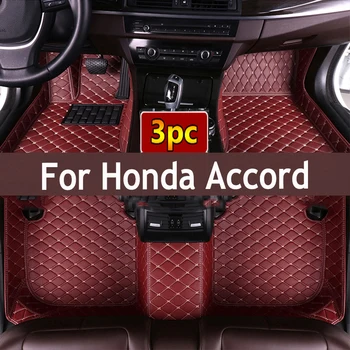 Honda Accord 2022, 2021, 2020, 2019, 2018, automobilių grindų kilimėliai, vandeniui atsparūs kilimai, automobilių interjero aksesuarai, individualūs dangteliai, kilimėliai