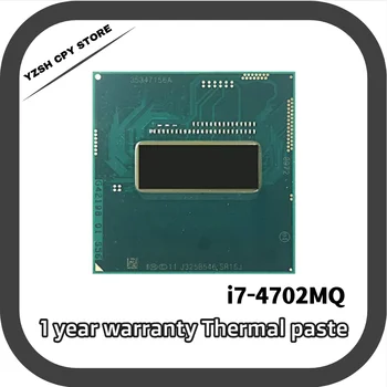 Intel Core i7-4702MQ i7 4702MQ SR15J 2,2 GHz keturių branduolių aštuonių gijų nešiojamojo kompiuterio procesoriaus procesorius 6M 37W lizdas G3 / rPGA946B