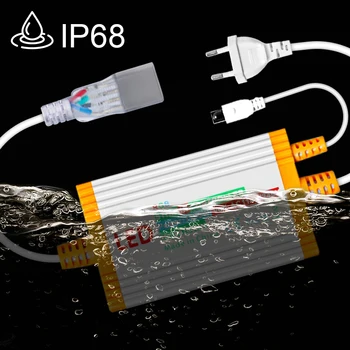 IP68 Vandeniui atsparus 1500W 220V RGB Led juostos transformatorius ES kištuko adapterio maitinimo šaltinis RGB LED juostos šviesos nuotolinio valdymo pultui