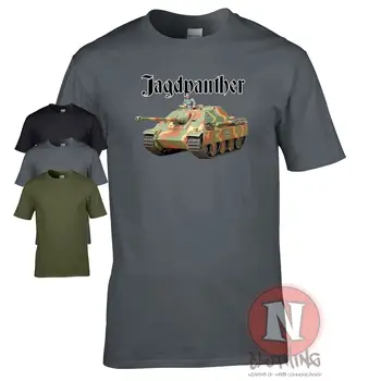 Jagdpanther tankų naikintuvas WW2 Vokietijos karinių šarvų marškinėliai Karo tankai