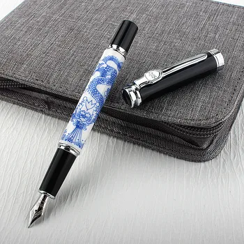 Jinhao fontano rašiklis Didmeninė prekyba keramikos kaligrafijos meno rašikliu Kaligrafijos rašiklis Dovanos 0.5mm Nib rašalo rašiklis