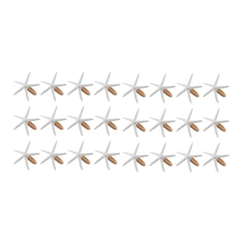 Jūros žvaigždės servetėlių žiedas jūrų žvaigždei Serviette stalams, vestuvėms, gimtadieniui, pokyliui, Kalėdoms