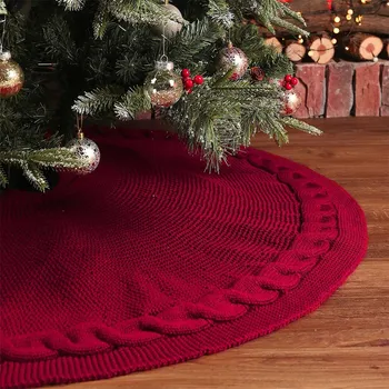 Kalėdų eglutės sijonas, linksmas eglutės sijono apykaklė, minkštas Kalėdų šventinis dekoravimas dekoración hogar vakarėlis товары для дома
