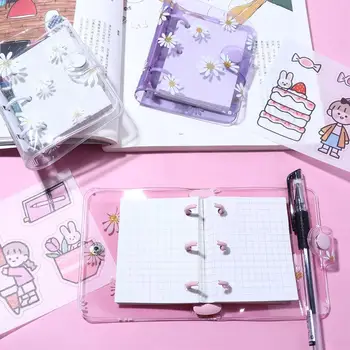 Kanceliarinės prekės Studentų žurnalas Dienoraštis Mini 3 skylės palaidų lapų segtuvas Žiedinis segtuvas Sąsiuvinis Daisy Notebook