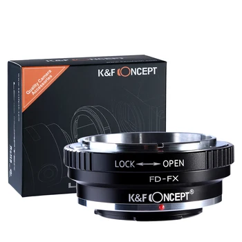 K&F koncepcinis objektyvo adapteris Canon FD jungties objektyvui į Fujifilm Fuji X S10 XT200 XPro3 XT4 X-M2 X-E1 X-A2