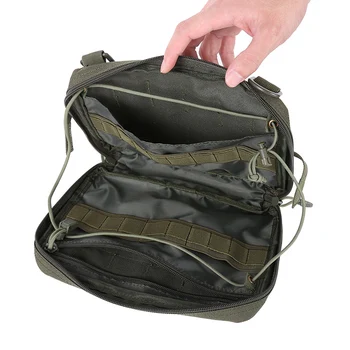 karinis taktinis EDC Molle maišelis mažas medicininis juosmens paketas Žygio medžioklinis krepšys Mobiliojo telefono dėklo laikiklis Armijos lauko sportiniai krepšiai