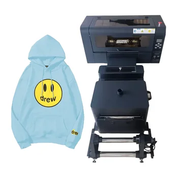 Karštai parduodama 30CM PET plėvelė Šilumos perdavimo marškinėliai Maišytuvas Xp600 EPS Rašalinis spausdintuvas Tiesioginis į plėvelę Dtf spausdintuvas