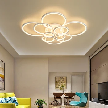 karštas modernus LED šviestuvas namų vidaus apšvietimui, modernios šviestuvo lubos miegamajam, svetainės apdaila, apšvietimas