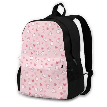 Kawaii mokykliniai krepšiai paauglėms mergaitėms Nešiojamieji kompiuteriai Kelioniniai krepšiai Kawaii zuikis Mielas Pastelinis rožinis Estetiškas Gražus Anime Tumblr širdys