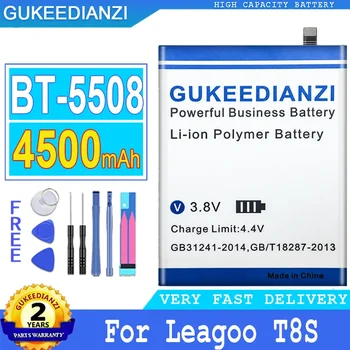 Keičiama BT-5508 4500mAh mobiliojo telefono baterija Leagoo T8S Smartphon baterijoms 