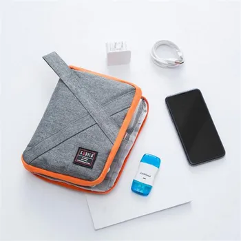 Kelioninis krepšys įkroviklio laidas elektroniniai priedai laikymo krepšys apsauginė mova nešiojamas skaitmeninis telefonas USB įtaiso apdaila