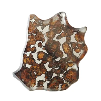 Kenijos alyvuogių meteorito gabalas Sericho aukštos kokybės alyvuogių meteorito pavyzdys natūralus meteorito medžiagos pavyzdys