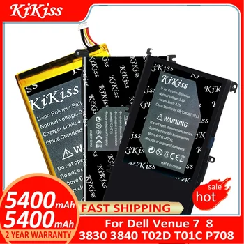 KiKiss Baterija DELL Vieta 7 Vieta7 3730 3740/Vieta 8 Vieta8 3830 T02D T01C T02D002 T02D001 0CJP38 02PDJW 3840 P708 baterijos