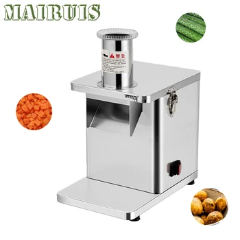 Komercinė elektrinė bulvių morkų pjaustymo agurkų pjaustymo mašina 220V automatinė daržovių pjaustymo mašina