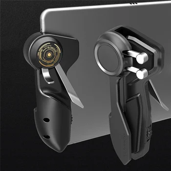 L1R1 Shooter Fire Aim mygtukų valdiklis PUBG žaidimams Šešių pirštų žaidimas Vairasvirtė Žaidimų pultas iPad planšetinio kompiuterio telefonų priedams