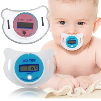LCD skaitmeninis kūdikio termometras Burnos spenelis Kūdikio termometras Kūdikio spenelių termometras Namų temperatūros matavimo įrankių diapazonas