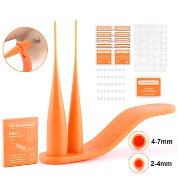 Lescolton 2 in 1 Skin Tag Removal Package Facial Care Mole Wart RemoveTool Mole Wart Remover for Adult Mole Wart Facial Care