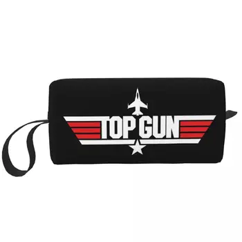 Maverick plėvelė Top Gun Kosmetikos krepšys Moterys Mielas didelės talpos makiažo dėklas Grožio saugykla Tualeto reikmenų krepšiai