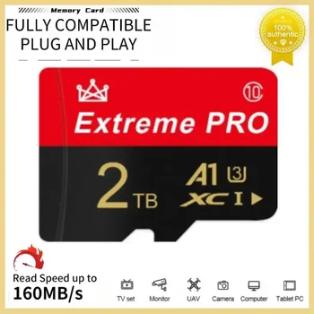 Micro TF SD kortelė 2TB atminties kortelė 1 TB klasė10 