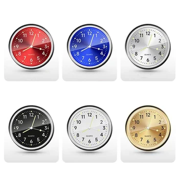 Mini automobilio laikrodis Šviečiantys automobiliai Vidinis prilimpantis skaitmeninis laikrodis Mechanika Kvarciniai laikrodžiai Automobilių ornamentas Automobilių aksesuarai