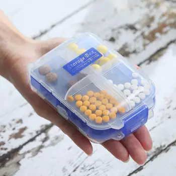 Mini vitaminų laikiklis Nešiojami savaitiniai tablečių dėklai Tablečių laikymo konteinerio dėklas Vaistų dėžutės tablečių organizatorius
