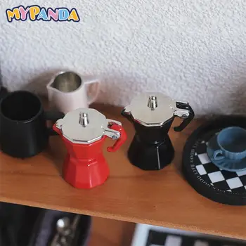 Miniatiūrinė scenos simuliacija Mini kavos puodelis Lėlių namelis Kavos indai Modelis vaikams Apsimesti žaislais Gyvas scenos dekoras