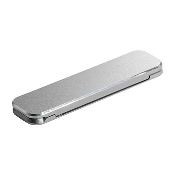 Mobiliojo telefono laikiklis Mini stalinio kompiuterio aliuminio lydinio laikiklis Nešiojamas sulankstomas metalinis stovas